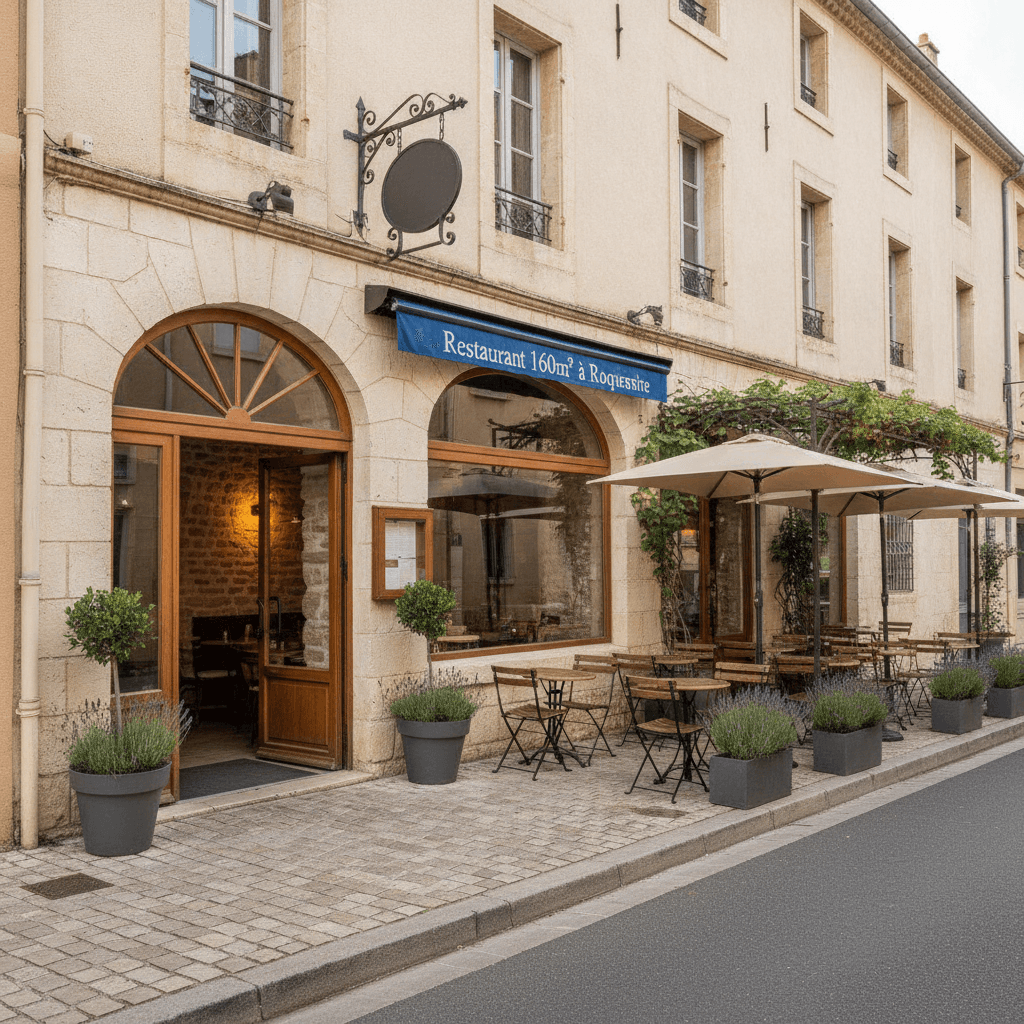 Restaurant 160m² à Roquevaire : terrasse - licence IV - Image 1