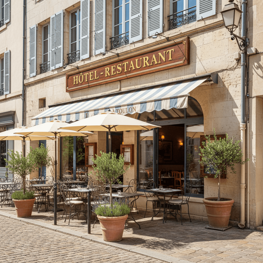 Restaurant à Toulon : terrasse - licence IV - Image 1