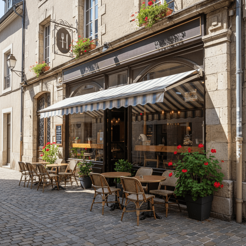 Restaurant 100m² à Issoire : terrasse - Image 1