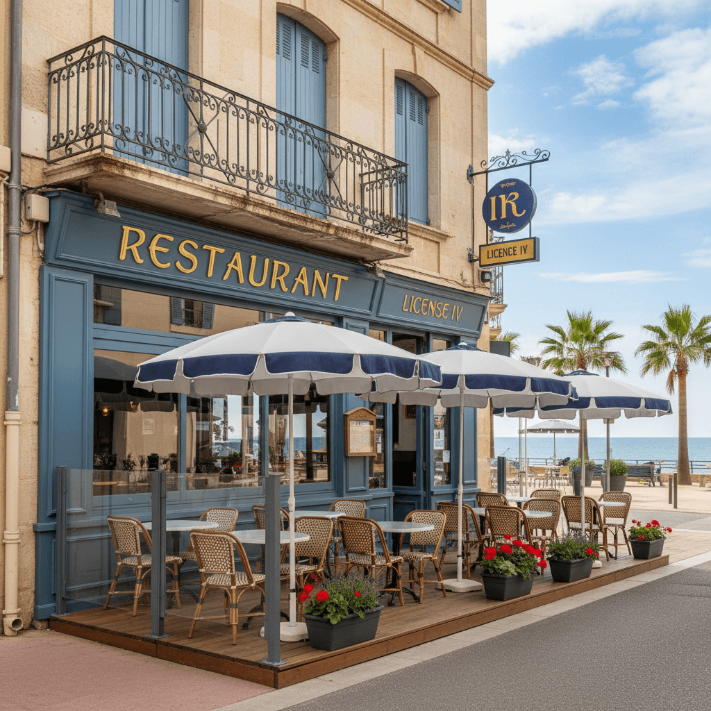 Restaurant à Palavas-Les-Flots : terrasse - licence IV - Image 1