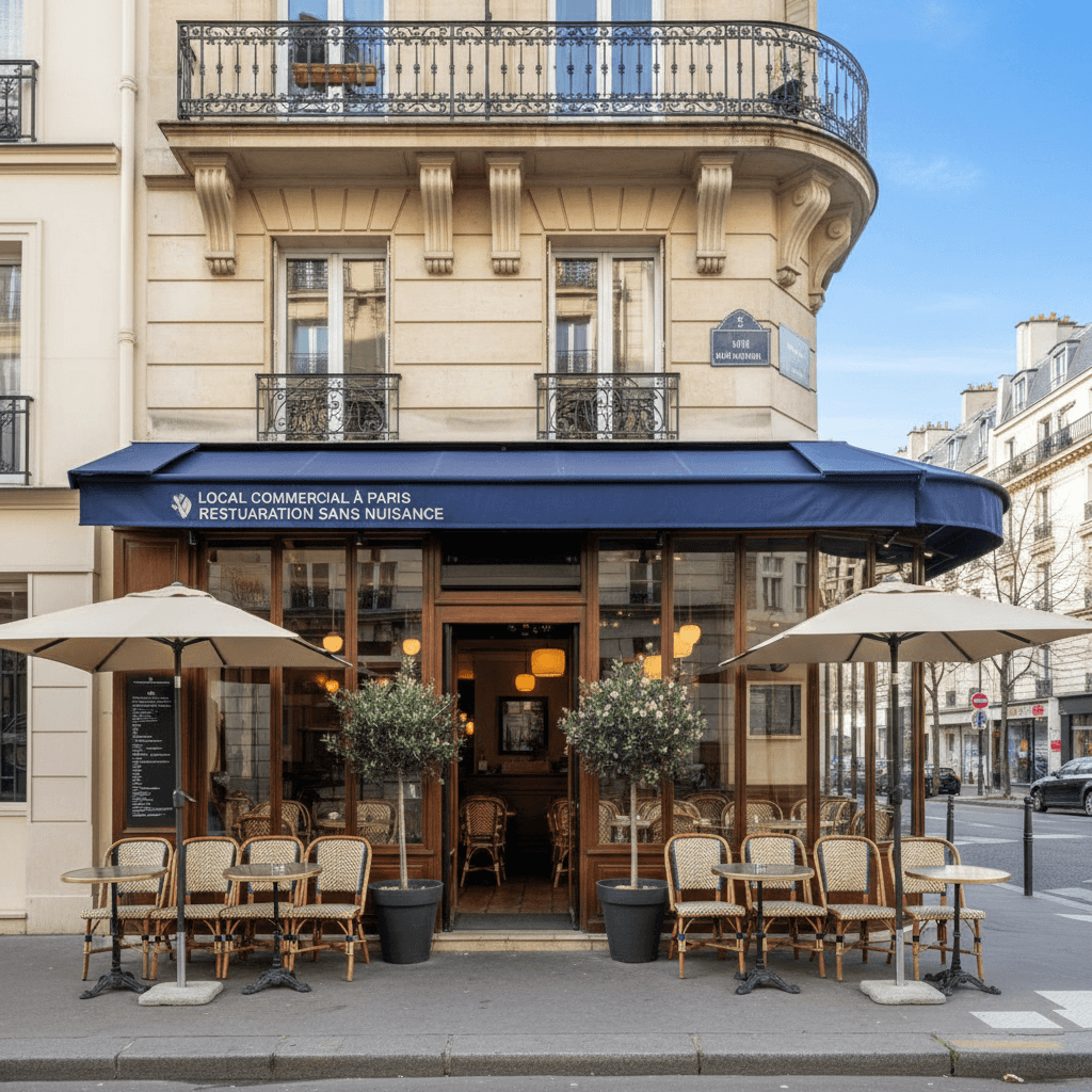 Local Commercial à Paris - Restauration Sans Nuisance