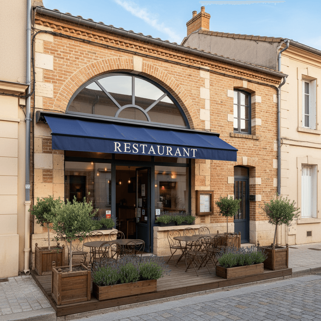 Restaurant 60m² à Toulouse : terrasse - climatisation - Image 1