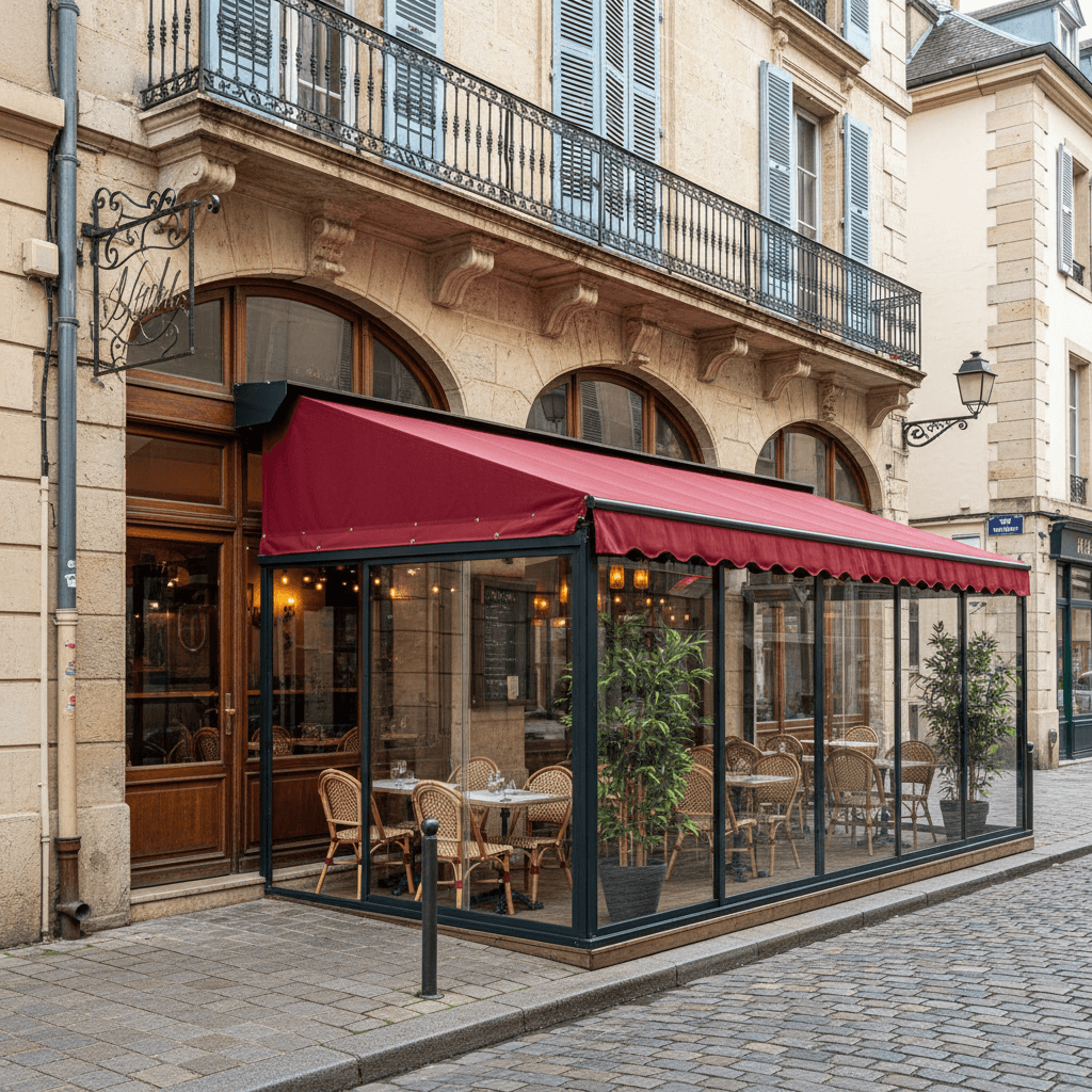 Restaurant 76m² à Grenoble : terrasse - licence IV