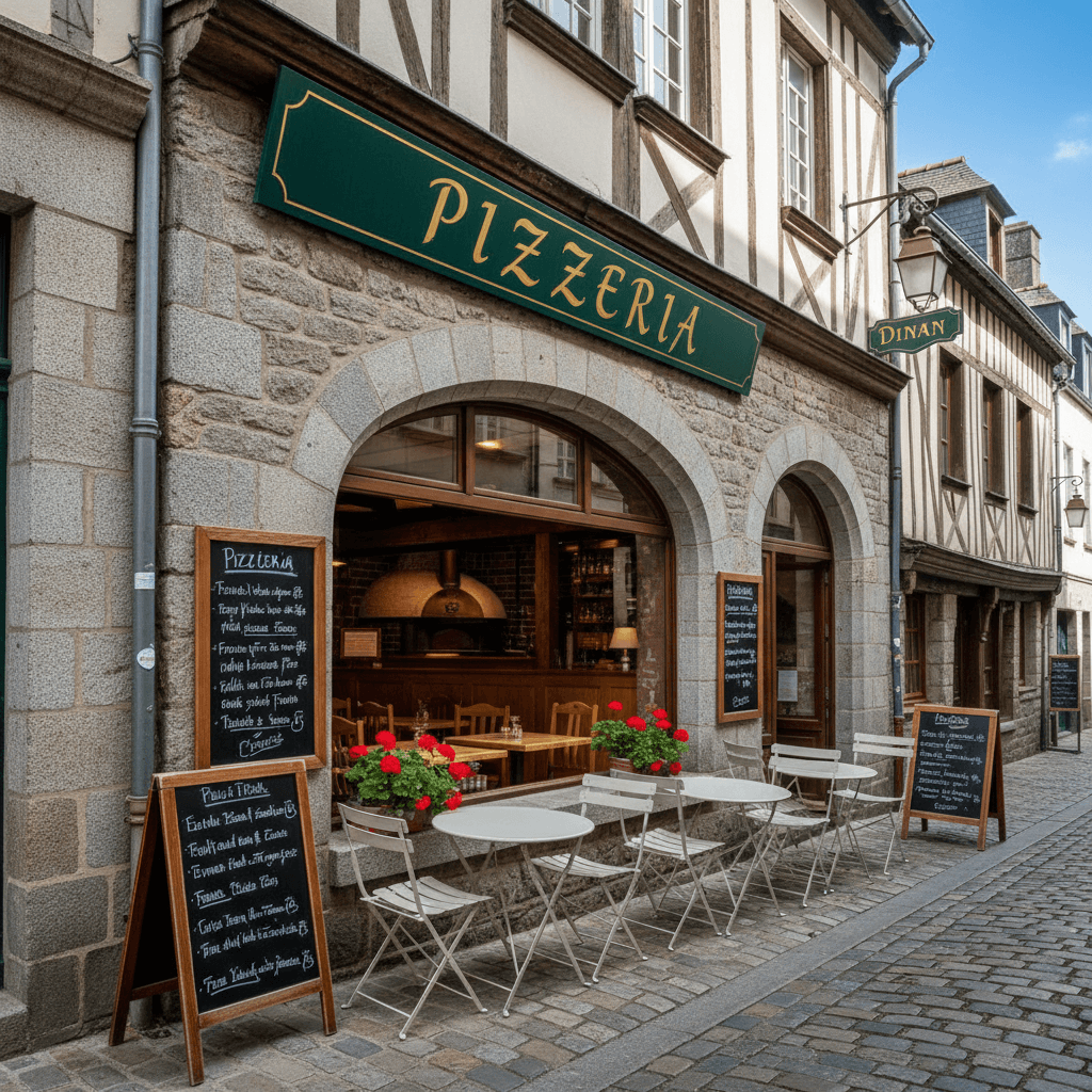 Restaurant 326m² à Dinan : terrasse - extraction - Image 1