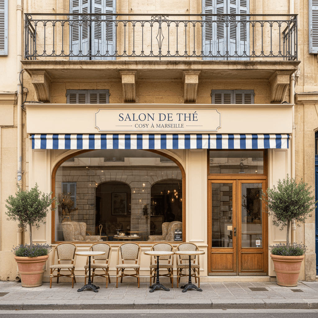 Snack 35m² à Marseille : terrasse