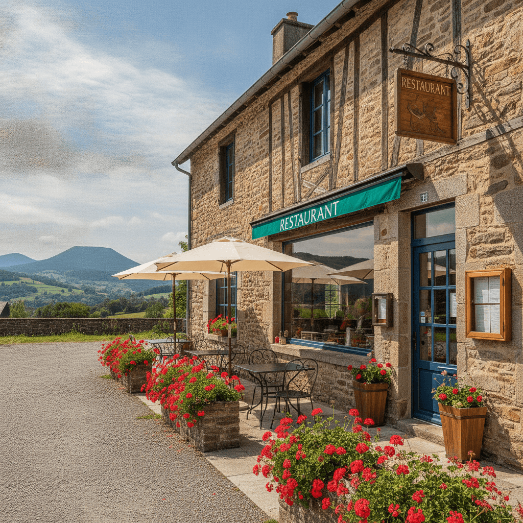 Restaurant 290m² à Besse-Et-Saint-Anastaise : terrasse - climatisation - Image 1