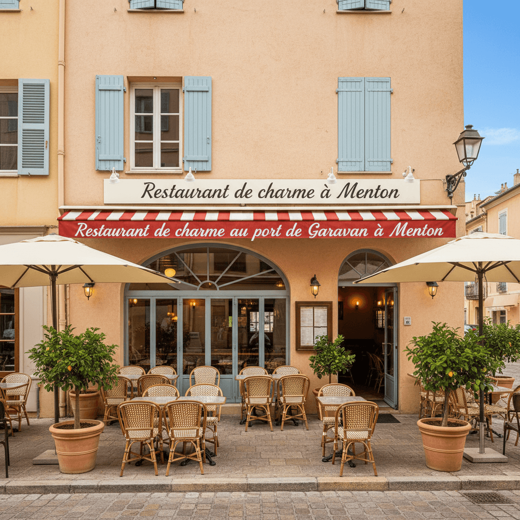 Restaurant 60m² à Menton : terrasse - extraction - Image 1