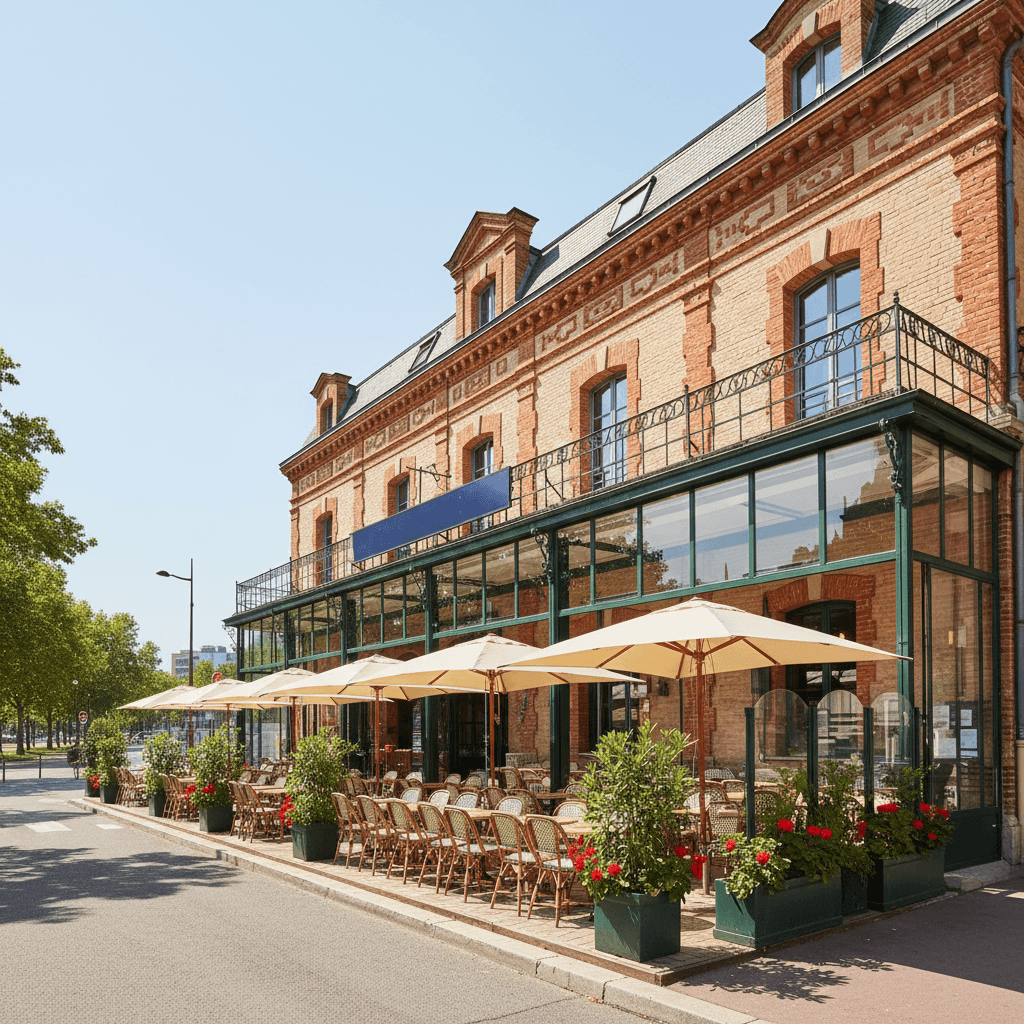 Restaurant 600m² à Toulouse : terrasse - licence IV - Image 1