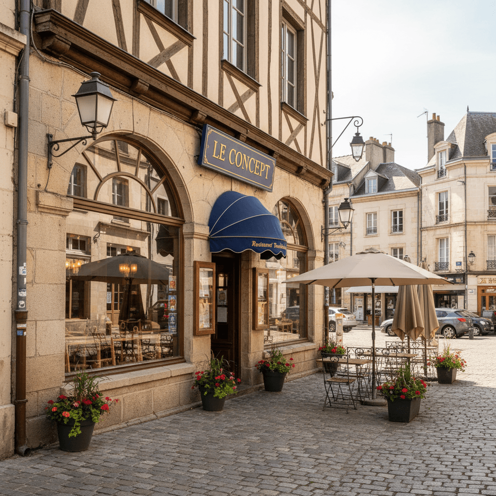 Restaurant 180m² à Montbéliard : terrasse - licence IV - Image 1