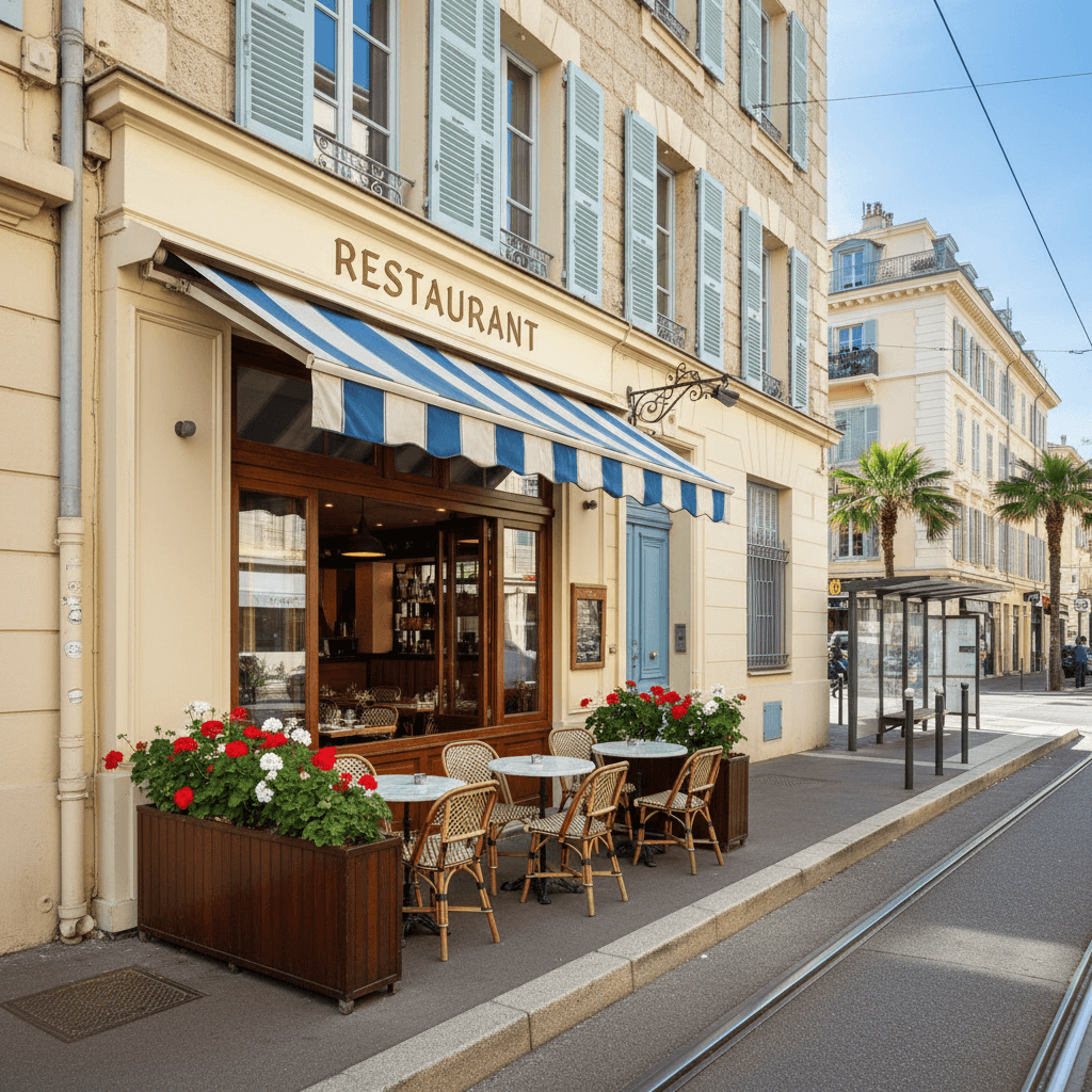 Restaurant 100m² à Nice : terrasse - licence IV