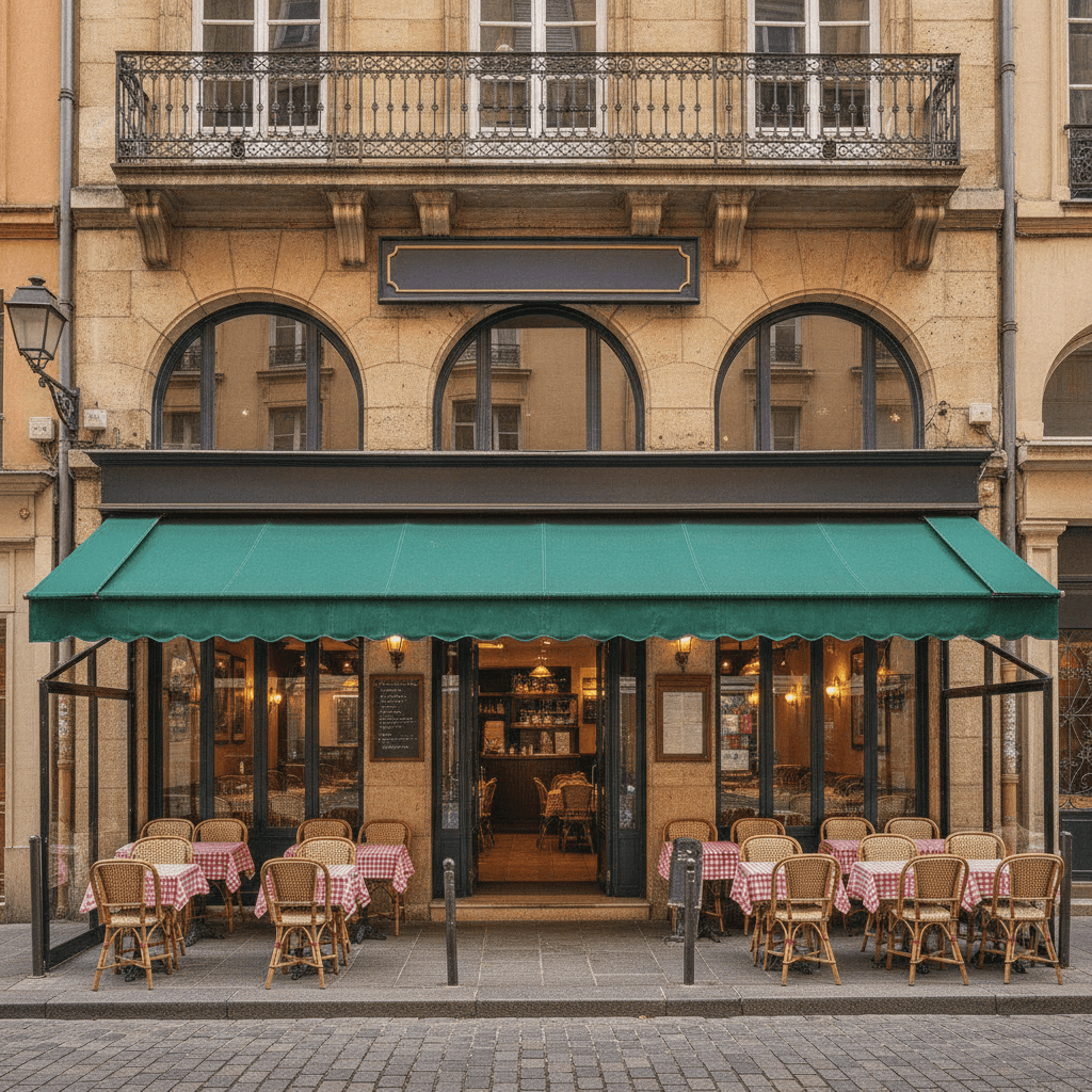 Restaurant 120m² à Lyon : terrasse - licence IV