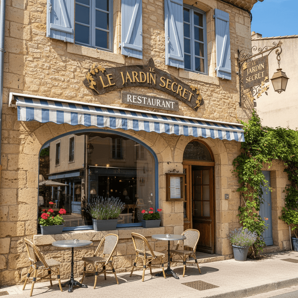 Restaurant à Uzès : terrasse - licence IV - Image 1