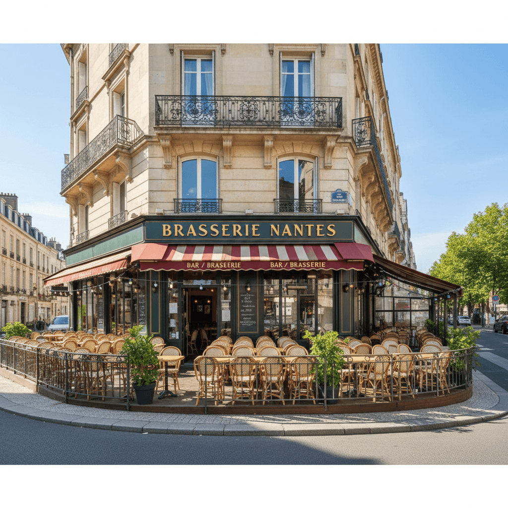 Bar-brasserie à Nantes : terrasse - licence IV - Image 1