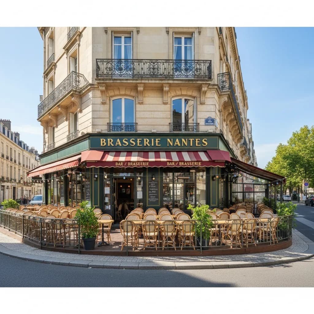 Bar-brasserie à Nantes : terrasse - licence IV - Image 1