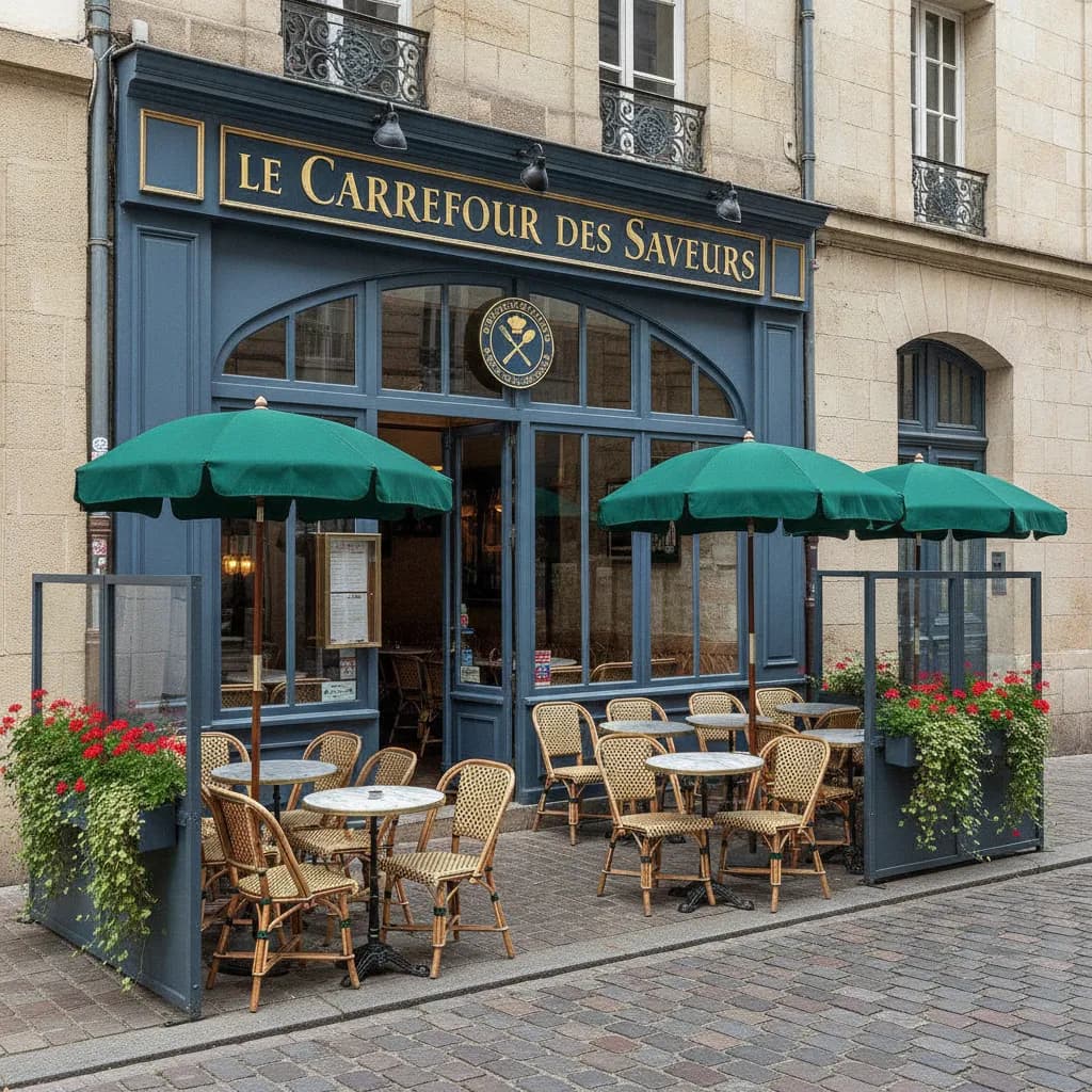 Restaurant 60m² à Nantes : terrasse - Image 1