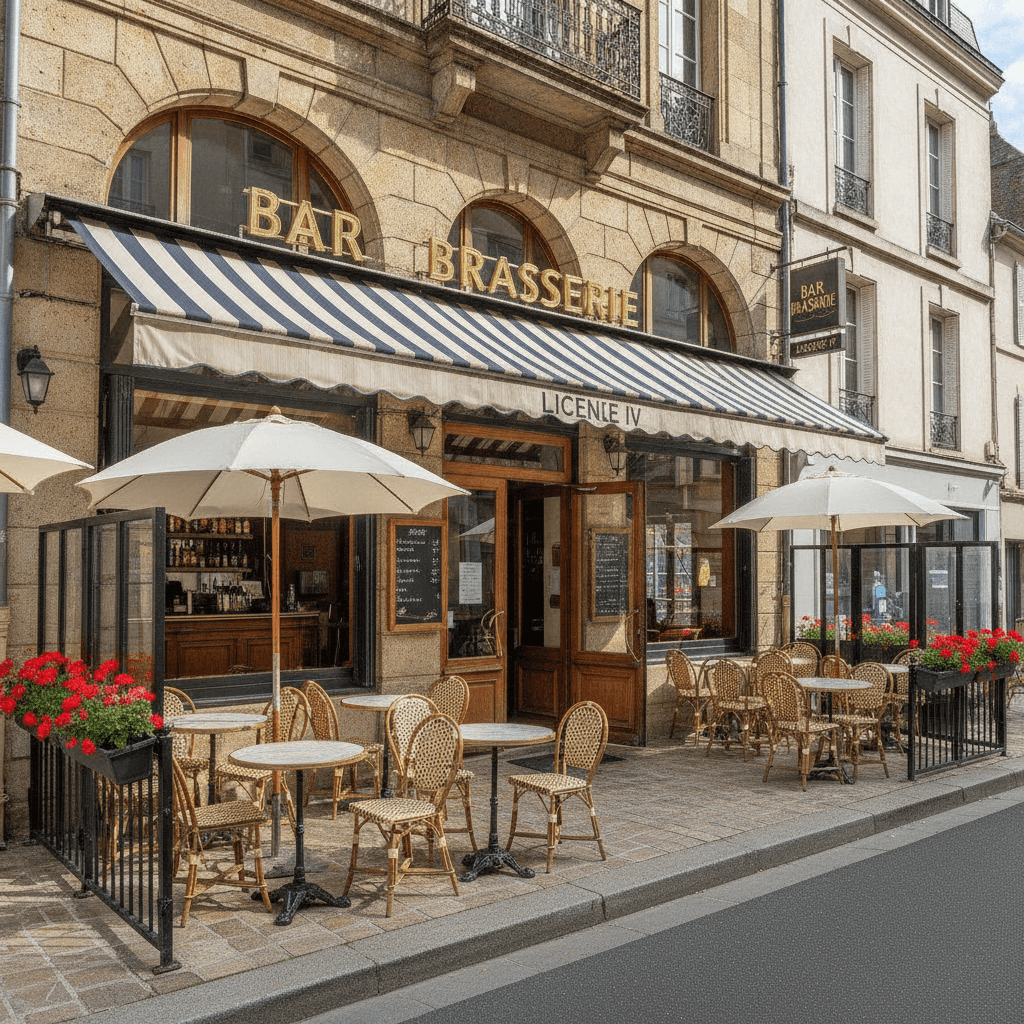 Bar-brasserie à Tours : terrasse - licence IV - Image 1