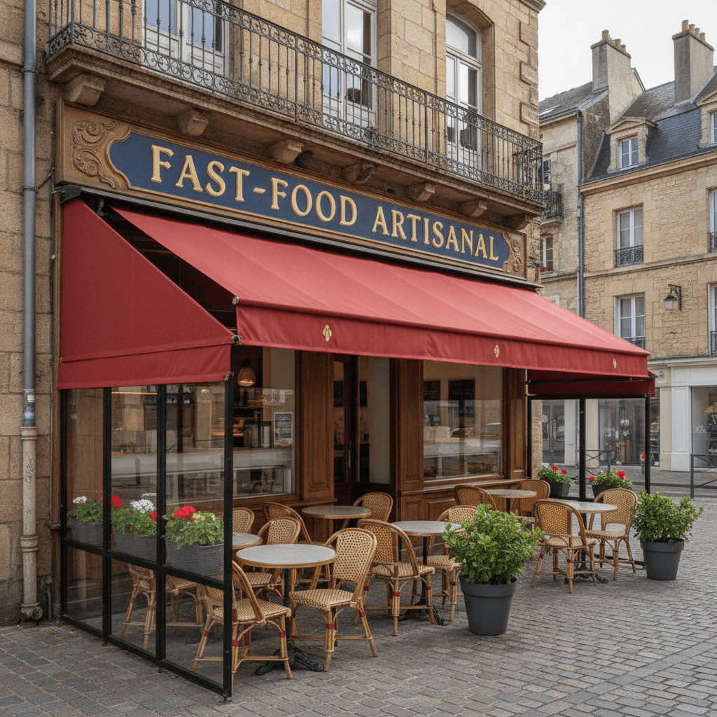 Fast-food 115m² à Le Creusot : terrasse - licence IV - Image 1