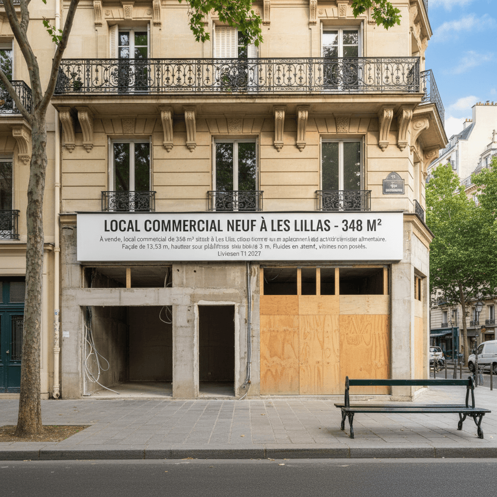 Murs et fonds 348m² à Les Lilas - Image 1
