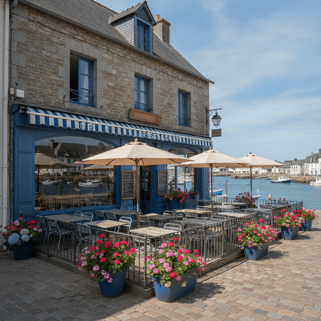 Restaurant 100m² à Le Croisic : terrasse - licence IV - Image 1