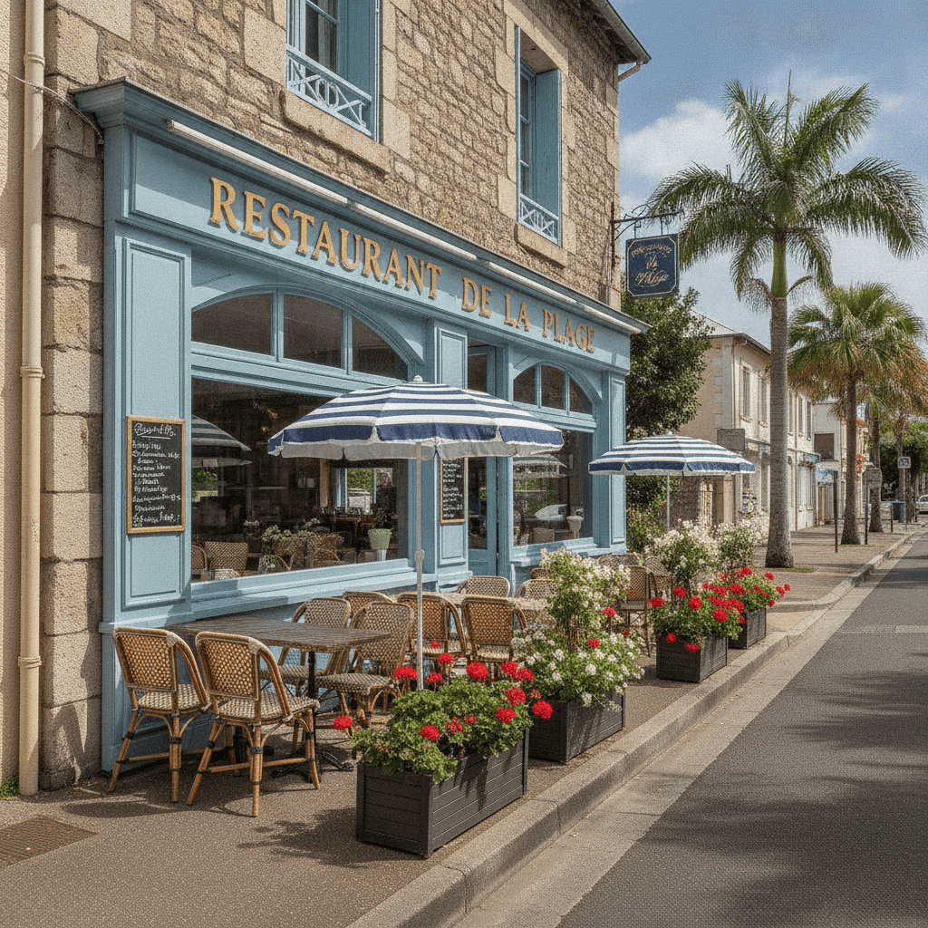 Restaurant 35m² à Saint-Leu : terrasse - licence IV - Image 1
