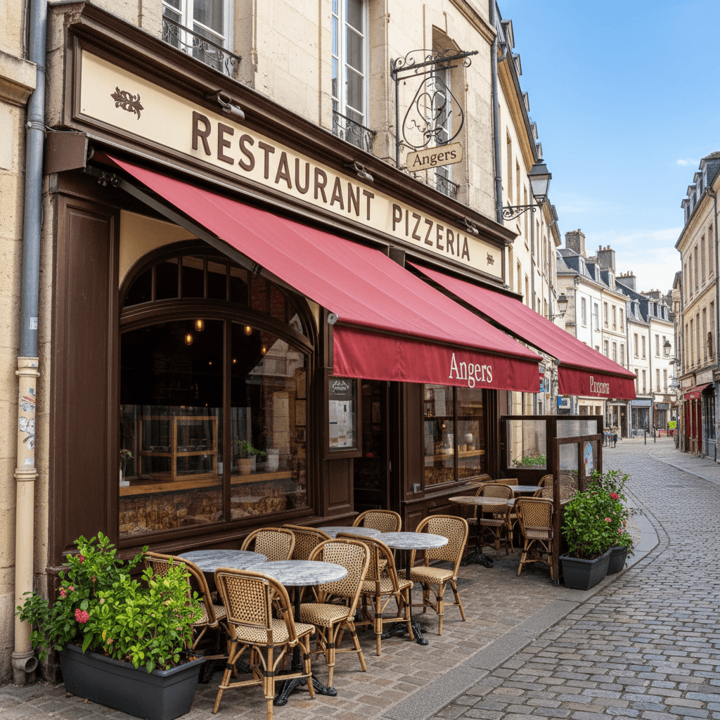 Restaurant 60m² à Angers : terrasse - licence IV