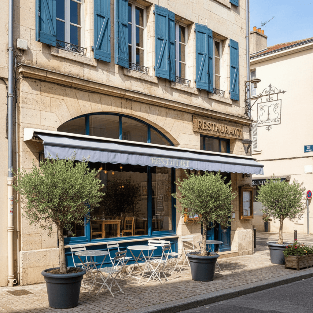 Restaurant 65m² à Saint-Cyprien : terrasse - extraction - Image 1