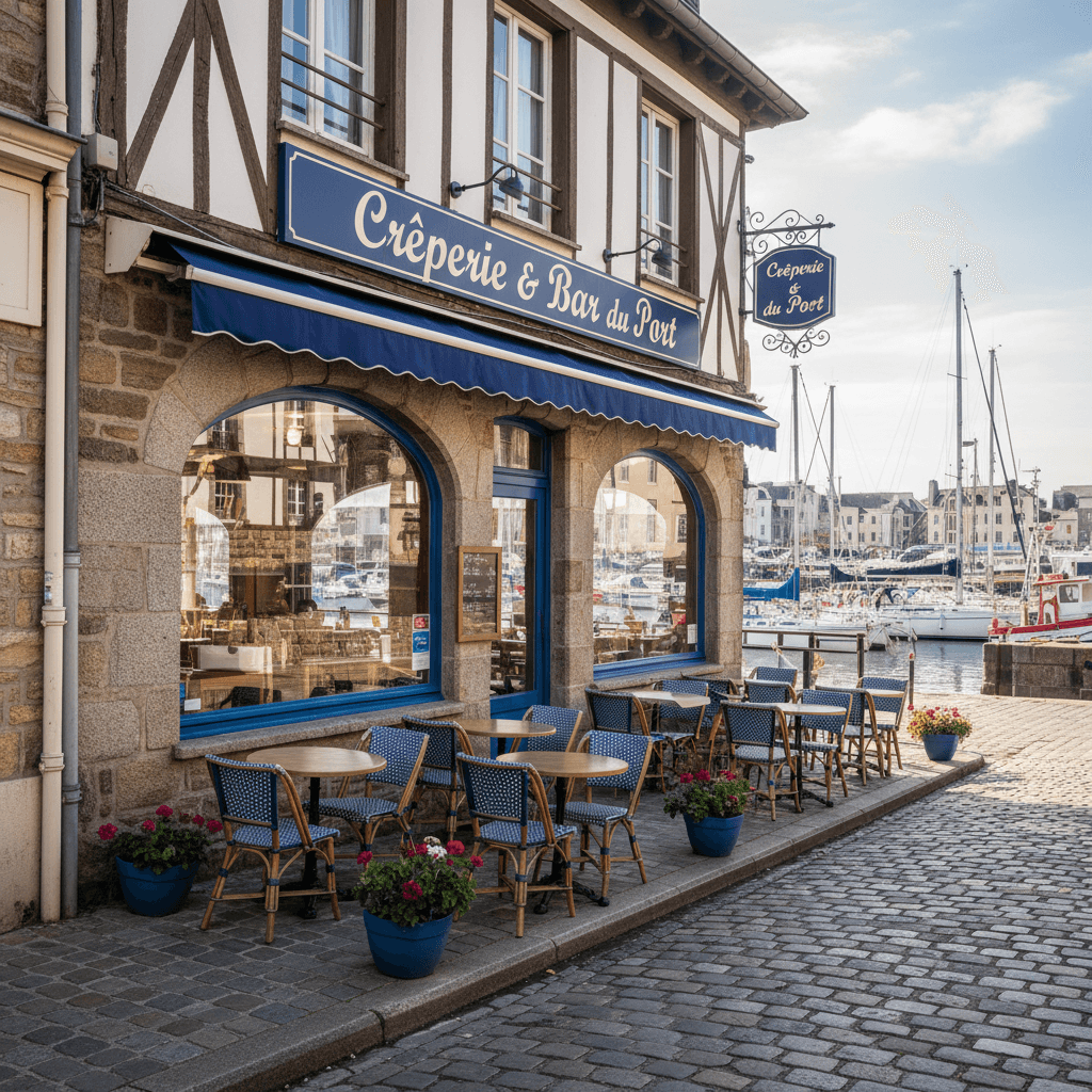 Restaurant à Vannes : terrasse - licence IV - Image 1