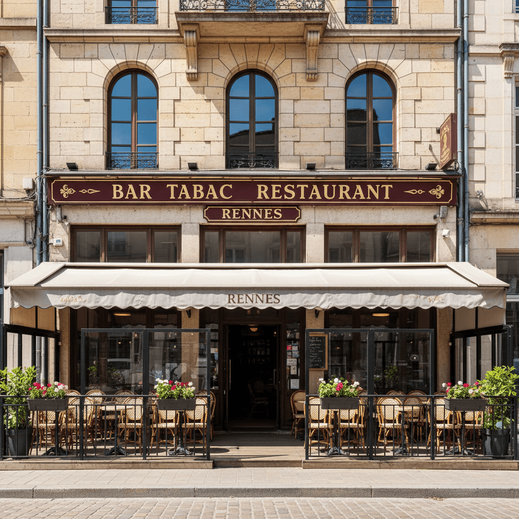 Restaurant à Rennes : terrasse - licence IV