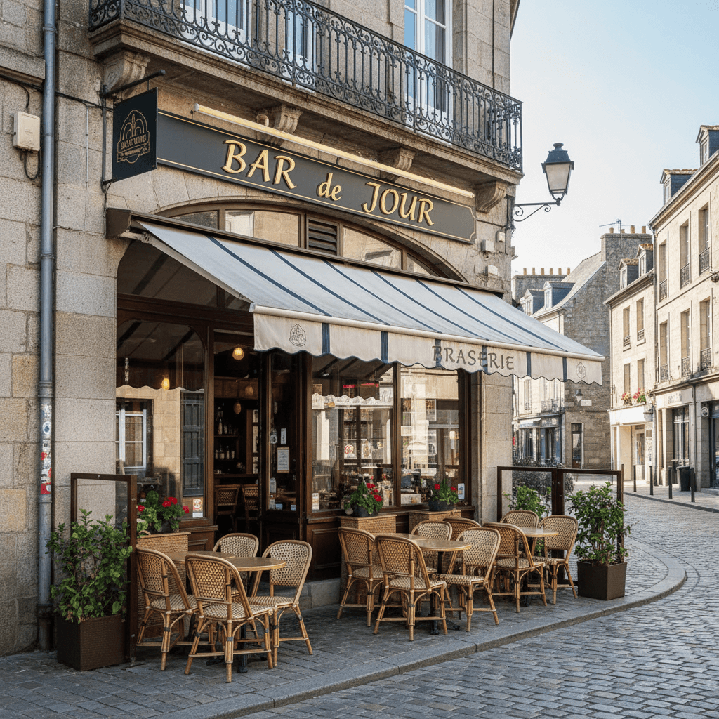 Bar-brasserie 90m² à Questembert : terrasse - licence IV - Image 1