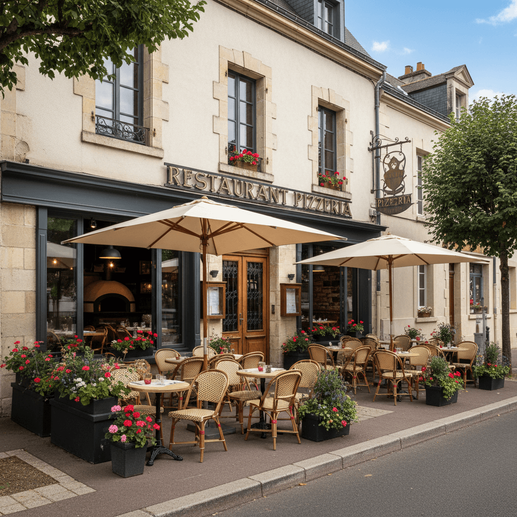 Restaurant à Saint-Paul-Lès-Dax : terrasse - licence IV - Image 1