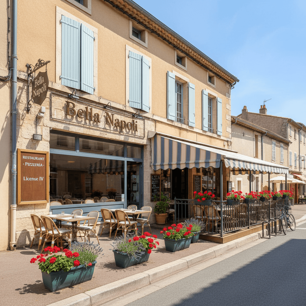 Restaurant 150m² à Grasse : terrasse - licence IV