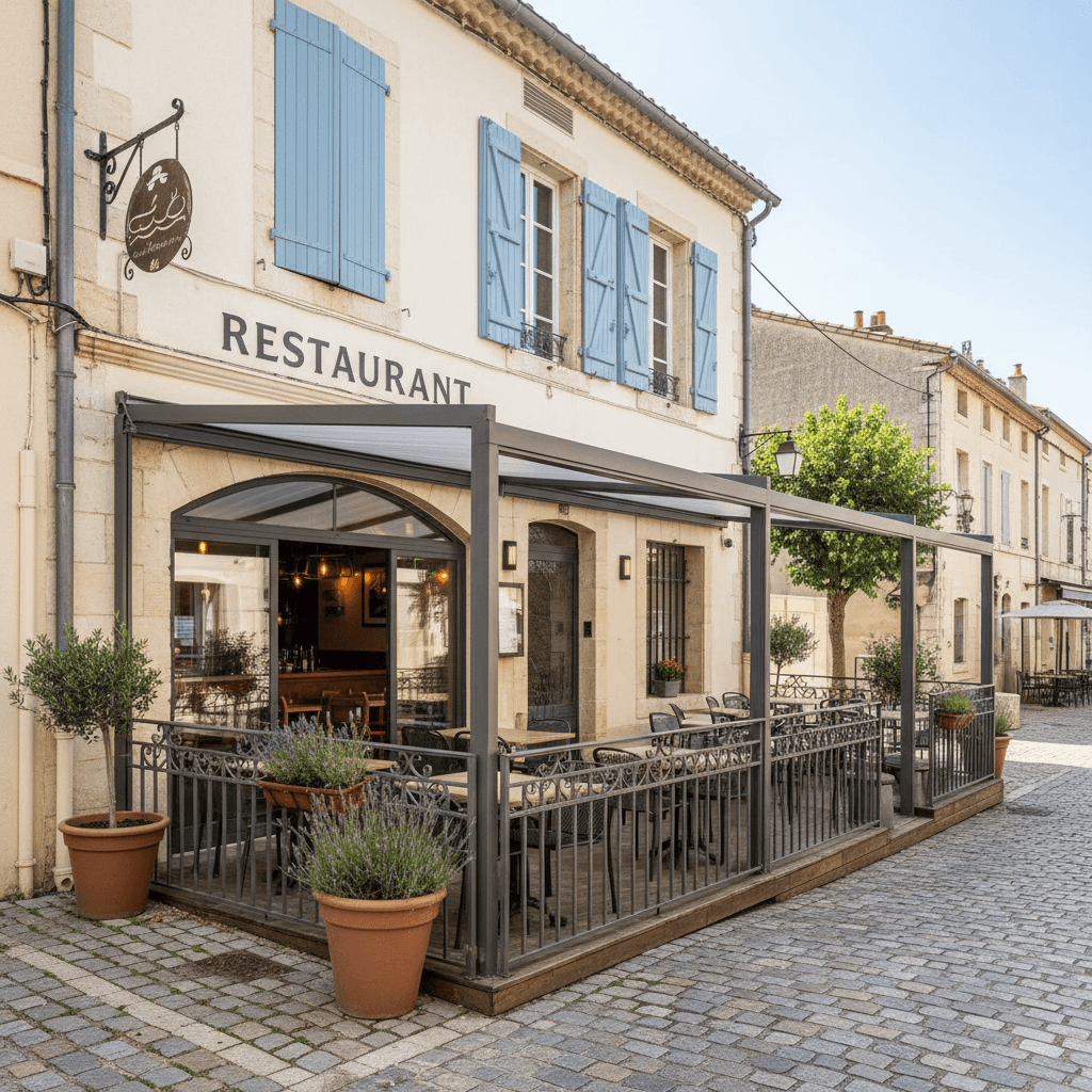 Restaurant 160m² à La Garde : terrasse - licence IV - Image 1
