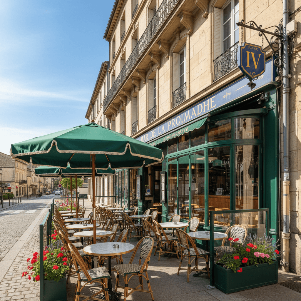 Bar-brasserie à Bédarieux : terrasse - licence IV - Image 1