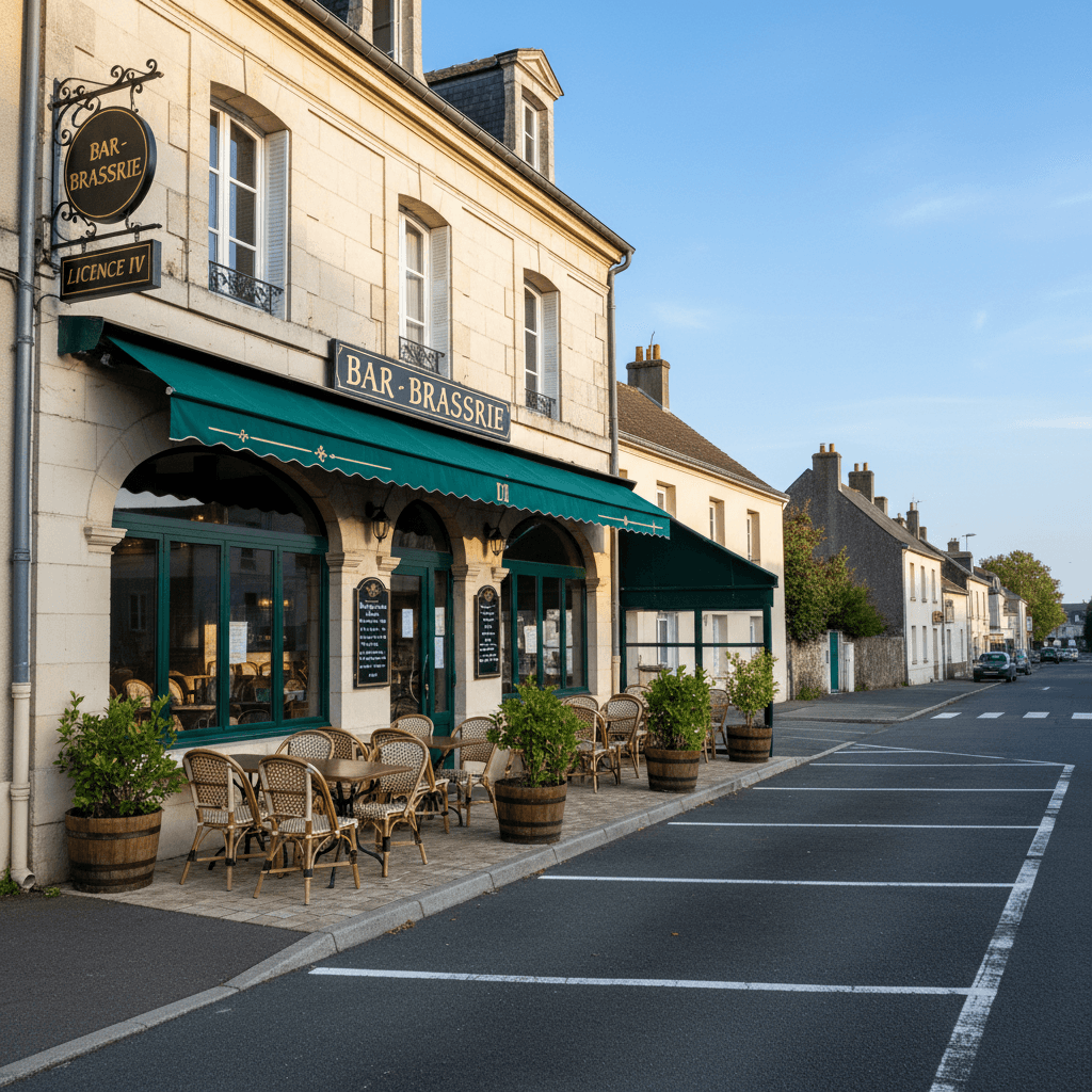 Bar-brasserie : licence IV - parking - Image 1