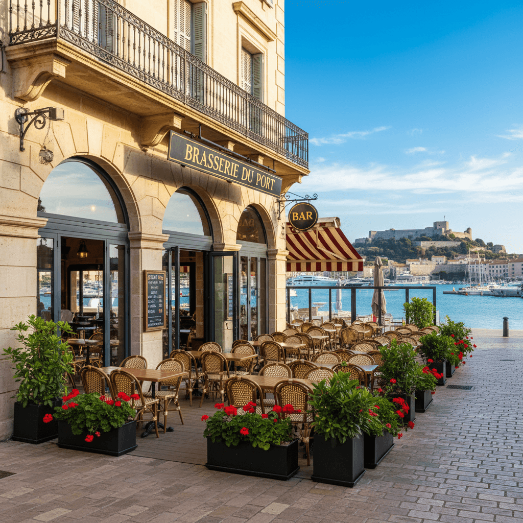 Bar-brasserie 200m² à Calvi : terrasse - licence IV - Image 1