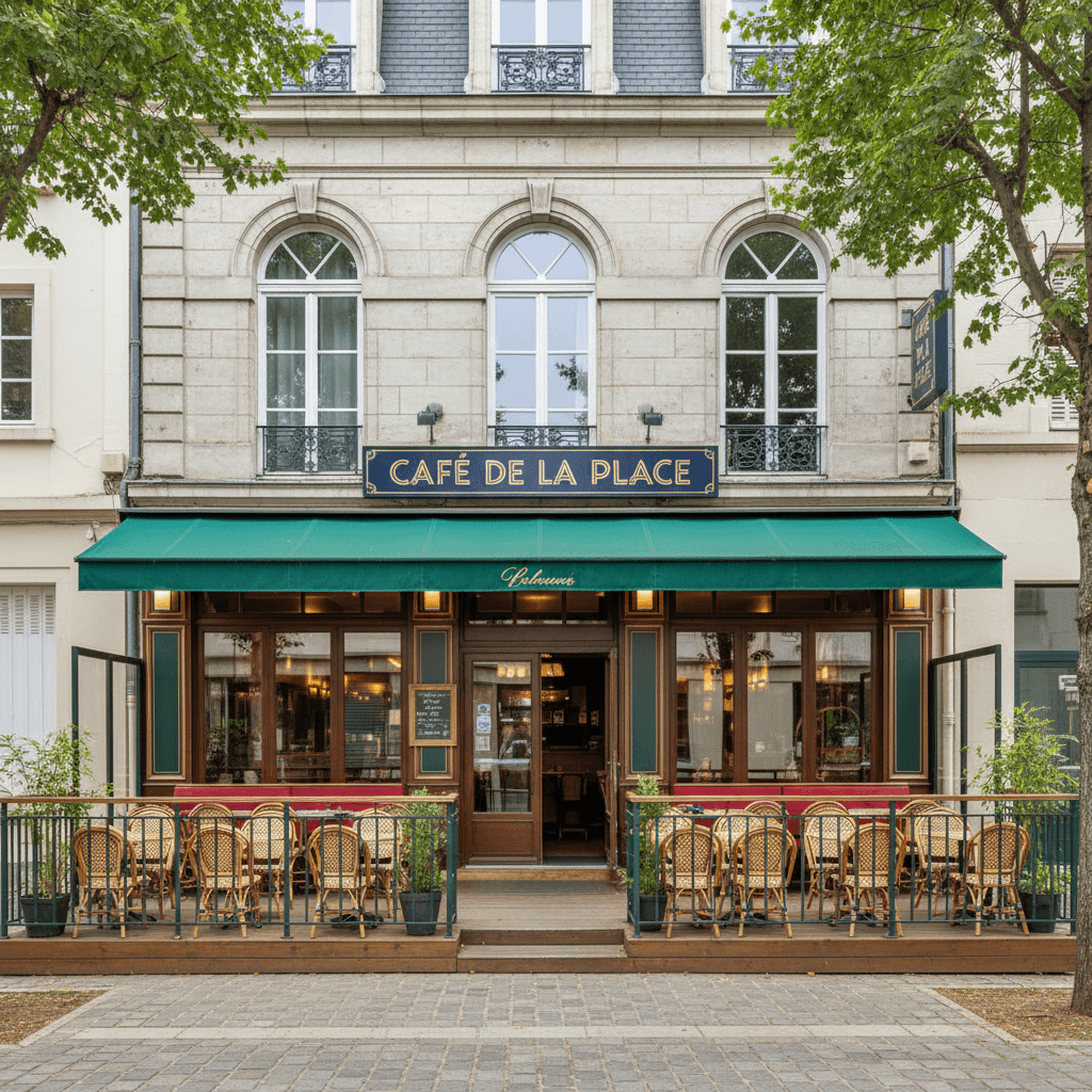Bar-brasserie 60m² à Le Bouscat : terrasse - licence IV - Image 1