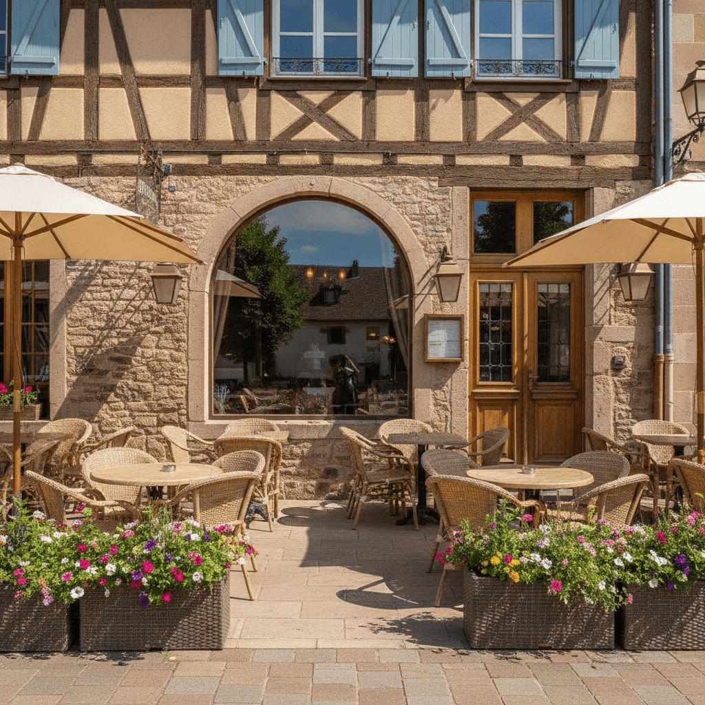 Restaurant 320m² à Soufflenheim : terrasse - licence IV - Image 1