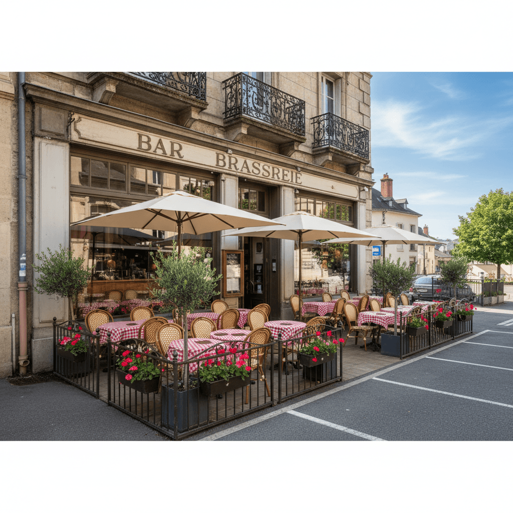 Bar-brasserie à Annecy : terrasse - licence IV - Image 1