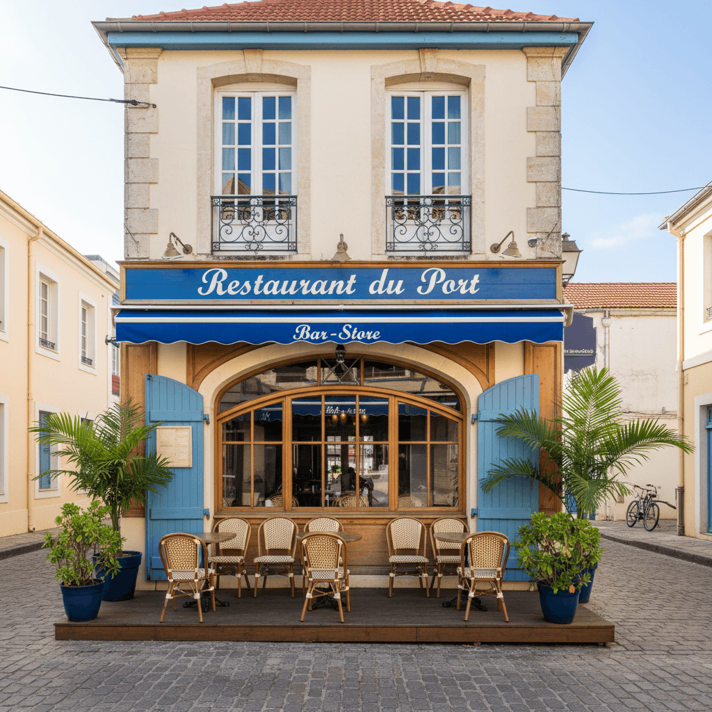Restaurant 170m² à Le Marin : terrasse - licence IV - Image 1