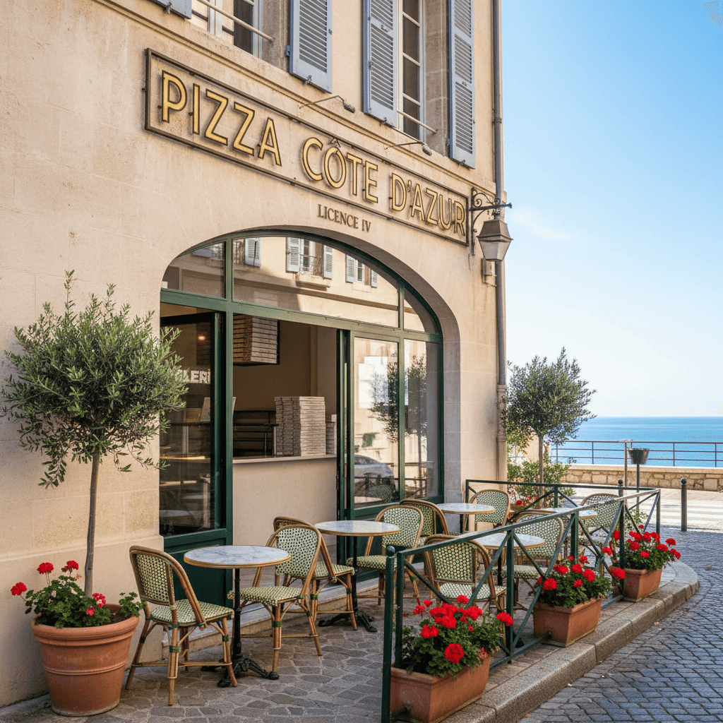 Fast-food 50m² à Beaulieu-Sur-Mer : terrasse - licence IV - Image 1