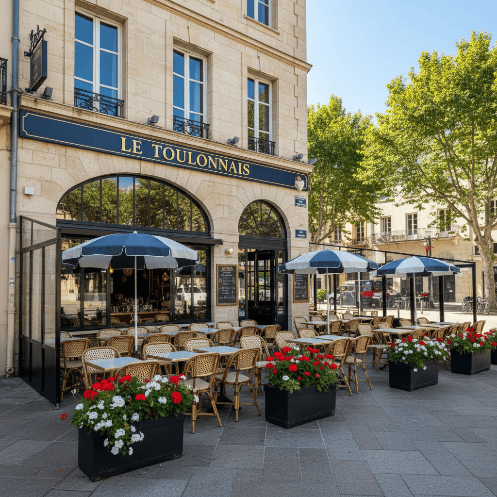 Bar-brasserie à Toulon : terrasse - licence IV