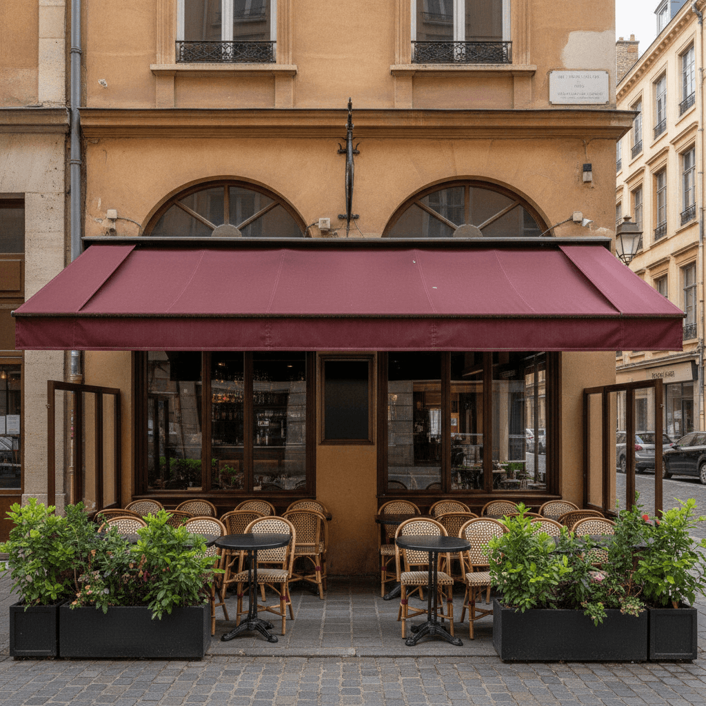 Bar-brasserie 190m² à Lyon : terrasse - licence IV