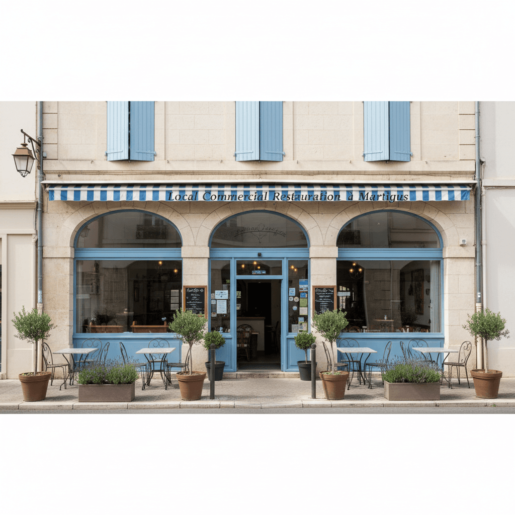 Restaurant 245 couverts à Martigues : terrasse - extraction - Image 1
