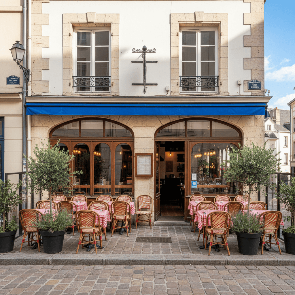 Restaurant 155m² à Nantes : terrasse - extraction - Image 1