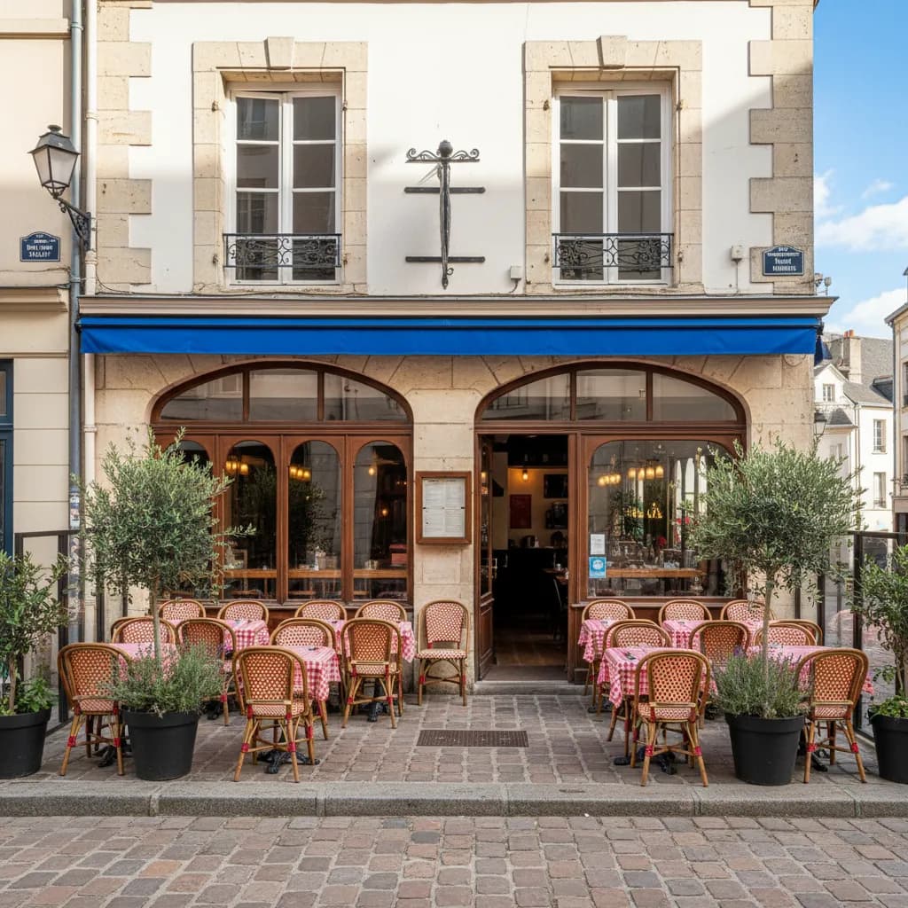 Restaurant 155m² à Nantes : terrasse - extraction - Image 1