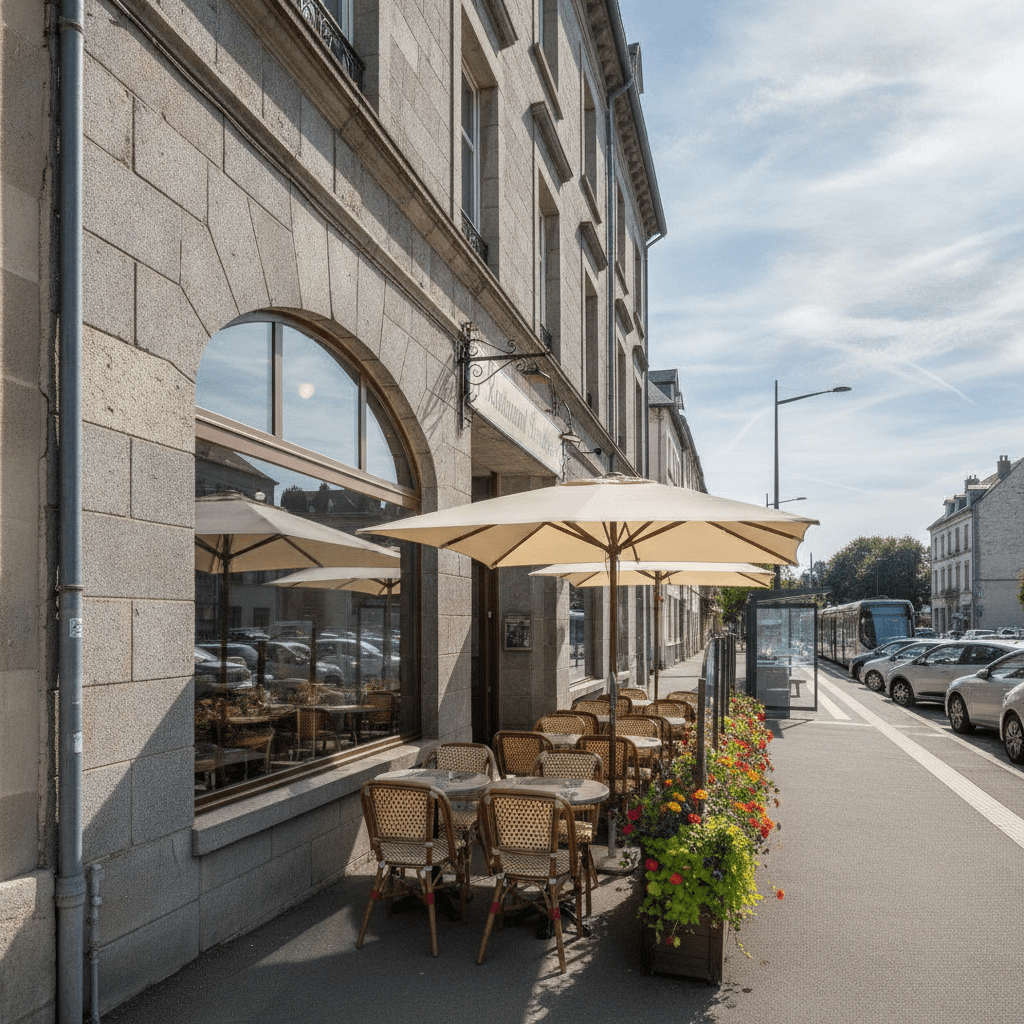 Restaurant 180m² à Saint-Herblain : terrasse - Image 1
