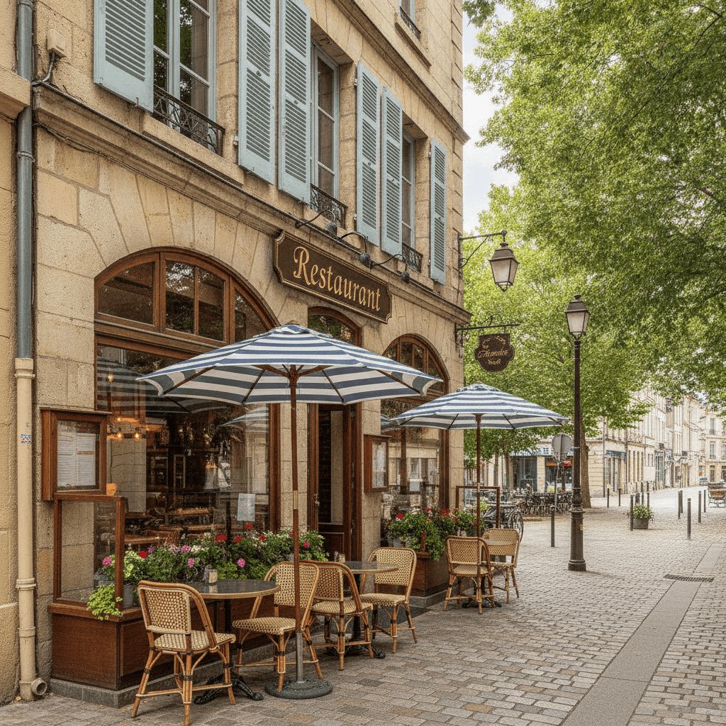 Restaurant 60m² à Nantes : terrasse - licence IV