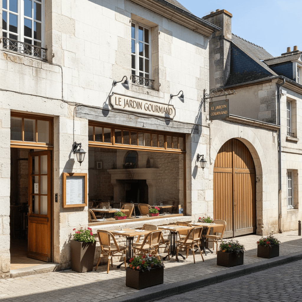 Restaurant 80m² à Angers : terrasse - extraction