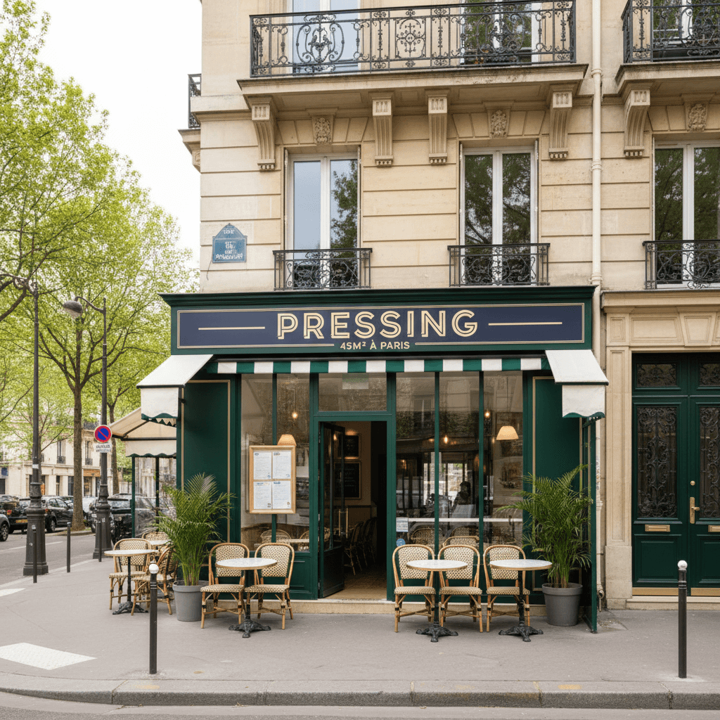 Pressing 45m² à Paris