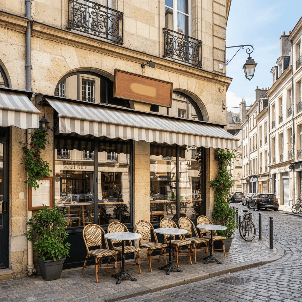 Restaurant 32m² à Nantes : terrasse - Image 1